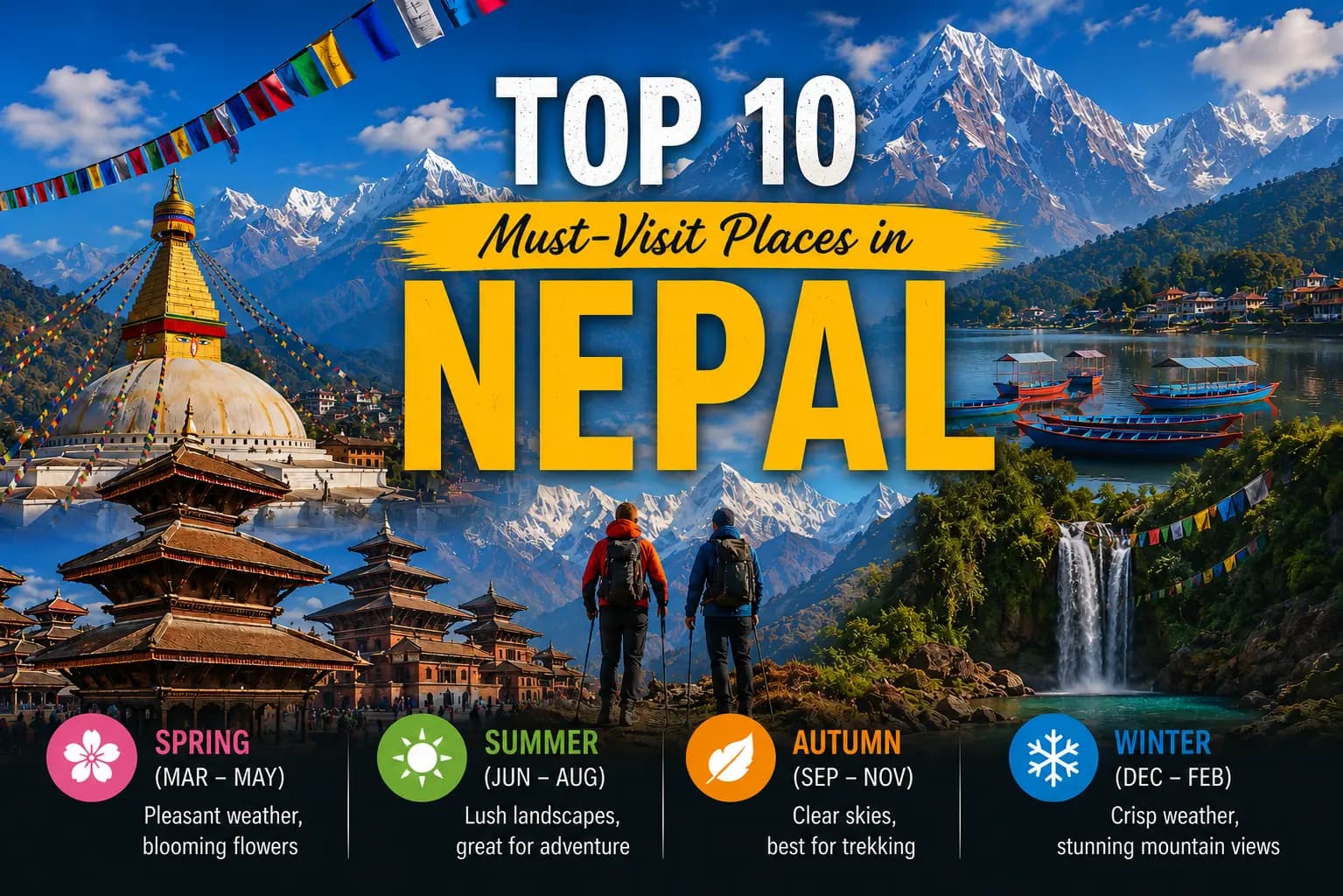 Top 10 Must-Visit Places in Nepal for travelers